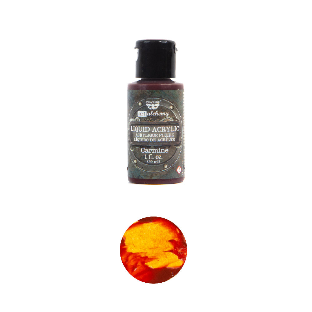Art Alchemy - Liquid Acrylics, Carmine, premium paints for DIY décor and creative projects, art tools and supplies.