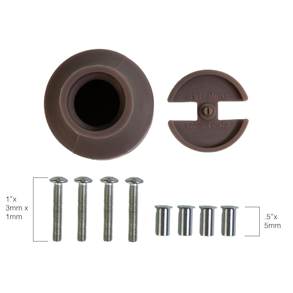 CeCe Knob Mould - Luxe Ornate, 1 knob, set includes hardware, featuring mould and necessary components for DIY décor.