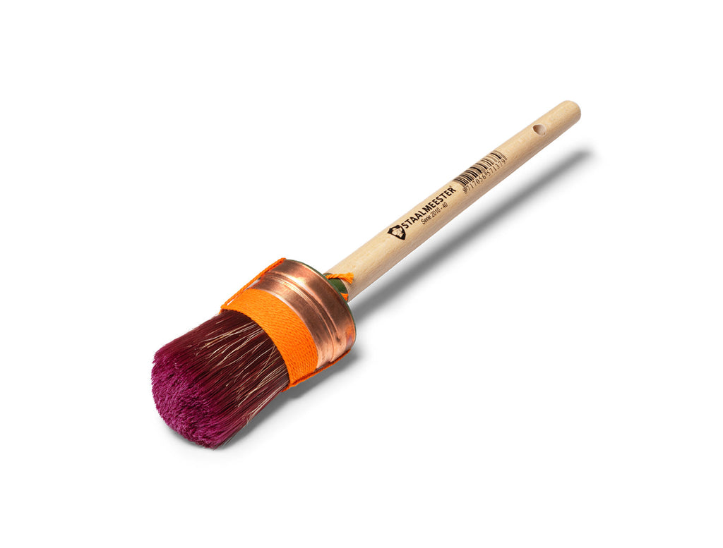 Staalmeester® Original Series - Oval brush for premium paints, DIY décor, and creative projects in workshops.