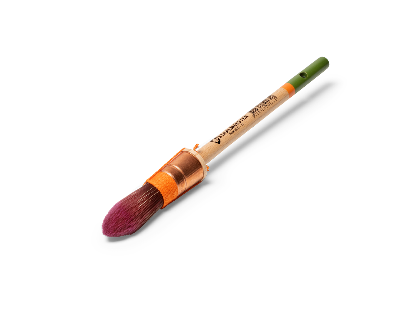 Staalmeester® Original Series - Pointed Sash brush ideal for edges, fine details, and creative projects with premium paints.