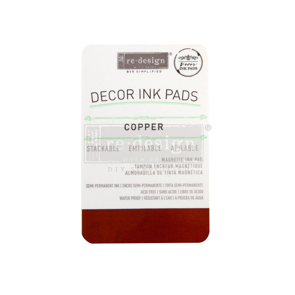 Decor Ink Pad, Copper - premium art tools for creative projects and DIY décor with versatile ink for home decor.