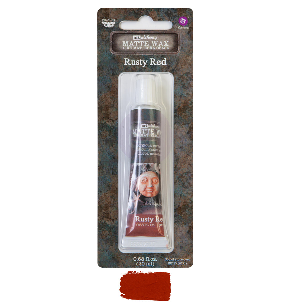 Finnabair Wax Paste, Rusty Red
