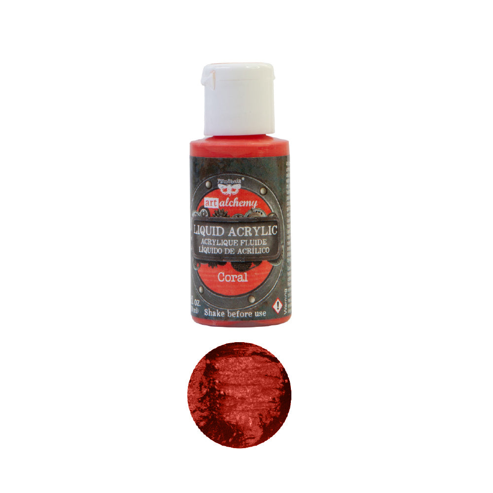 Art Alchemy - Liquid Acrylics, Coral for creative projects and DIY décor with premium paints and art accessories.