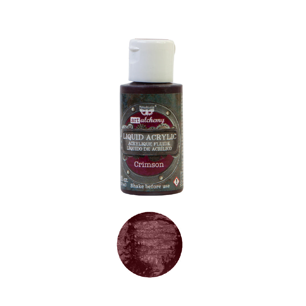 Art Alchemy - Liquid Acrylics, Crimson for creative projects, premium paints, and DIY décor.