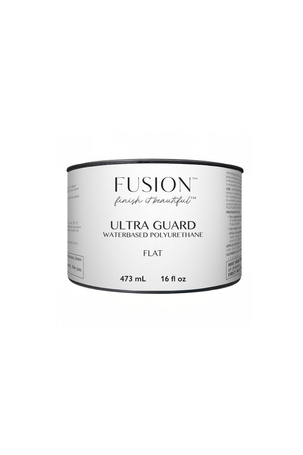 Ultra Guard Waterbased Polyurethane can for premium paints and eco-conscious design supplies.