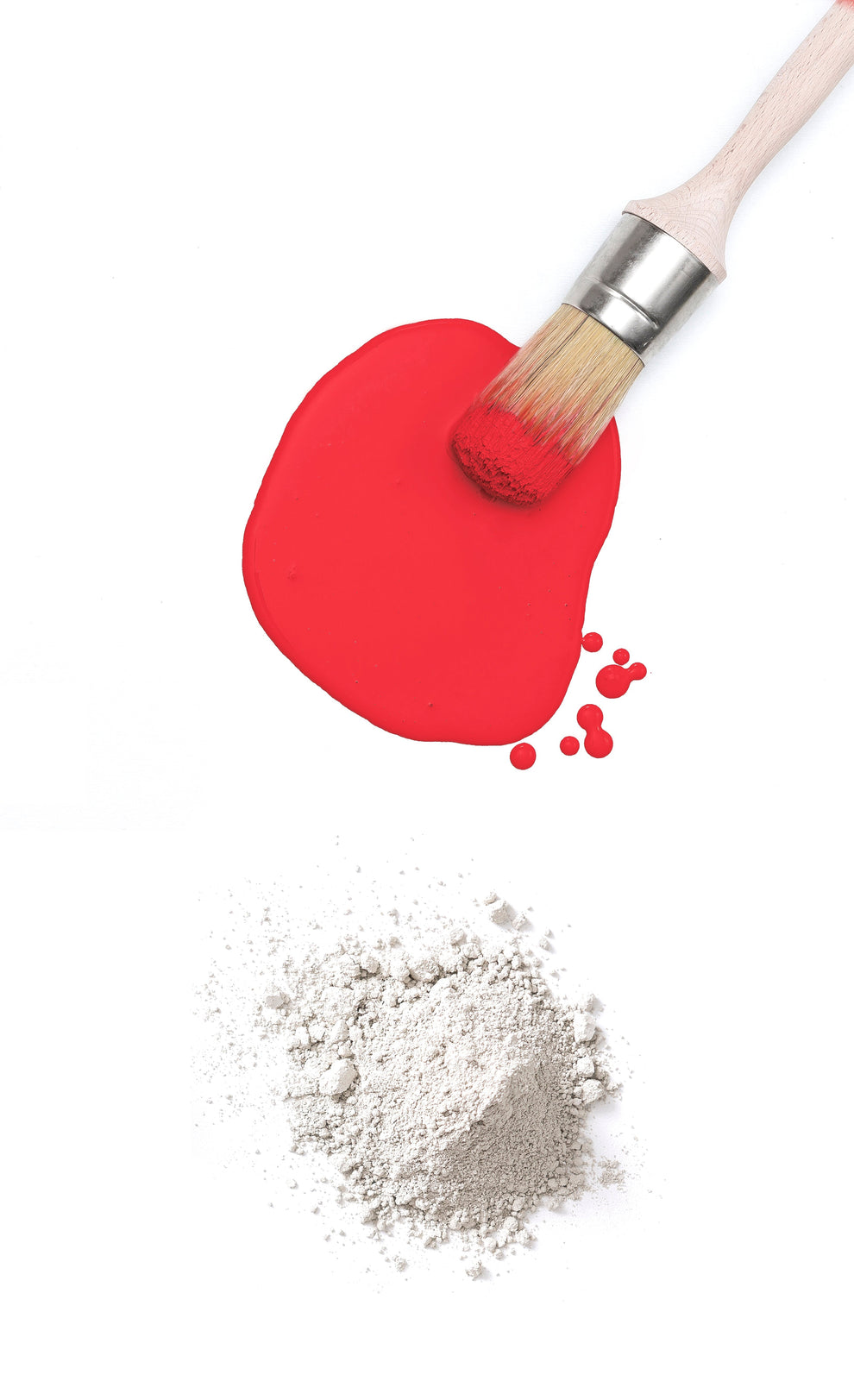 Hawaiian Hibiscus premium paint with a brush on red paint and decorative accents for creative projects and DIY décor.