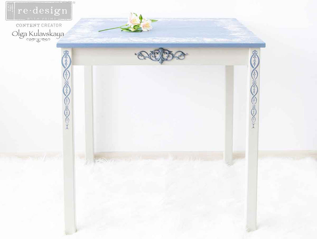 Adhesive Silk Screen Stencil, Taliana Border